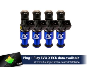 Picture of FIC 1200cc (Previously 1100cc) Mitsubishi Evo X Fuel Injector Clinic Injector Set (High-Z)