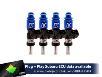 Picture of FIC1200cc (Previously 1100cc) Subaru WRX('02-'14)/Sti ('07+) Fuel Injector Clinic Injector Set (High-Z)