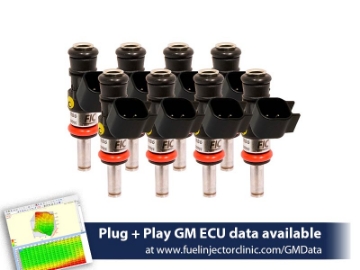 Picture of FIC1440cc (160 lbs/hr at OE 58 PSI fuel pressure) FIC Fuel Injector Clinic Injector Set for LS3, LS7, L76, L92, and L99 engines (High-Z)