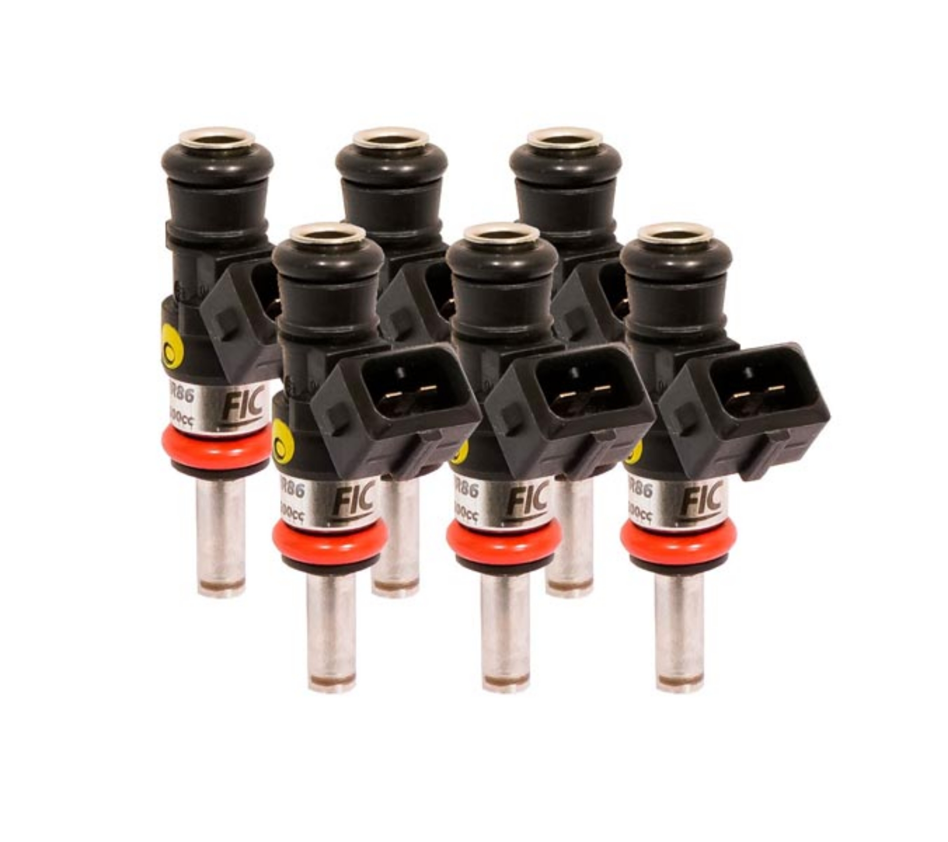 Picture of FIC1200cc (130 lbs/hr at OE 58 PSI fuel pressure) FIC Fuel Injector Clinic Injector Set for Jeep 3.6L V6 engines (High-Z)