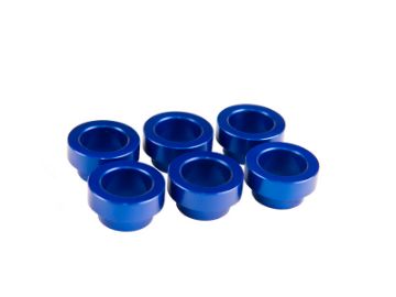 Picture of 6 x FIC blue anodized Toyota Supra manifold bungs