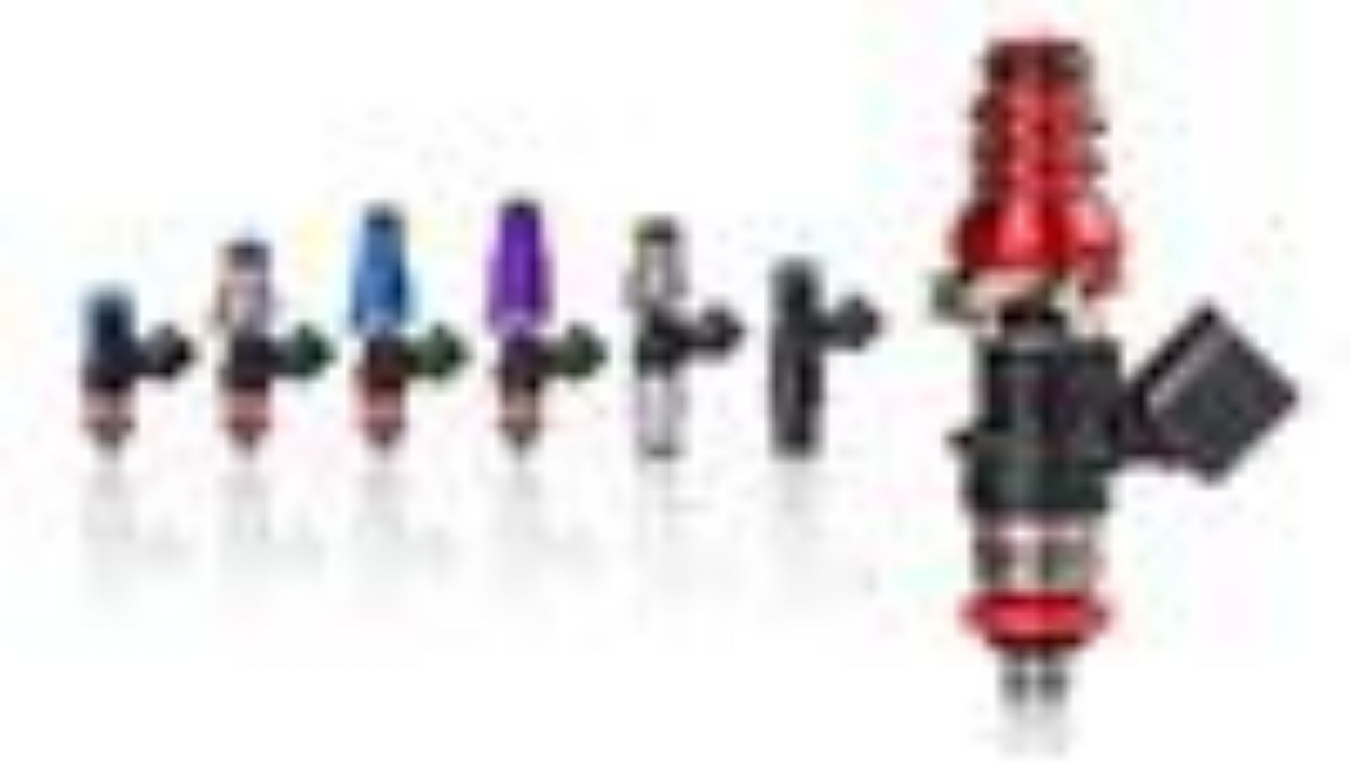 Picture of Injector Dynamics ID1050X 05+ Lotus Elise 2ZZ-GE 11mm Blue Adaptor Top Injectors Set of 4