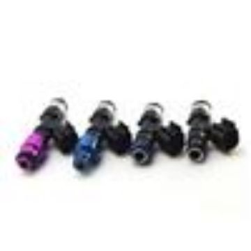 Picture of Injector Dynamics ID1050X Injectors - 60mm Length - 11mm Blue Top - 204 Lower Cushion Set of 4