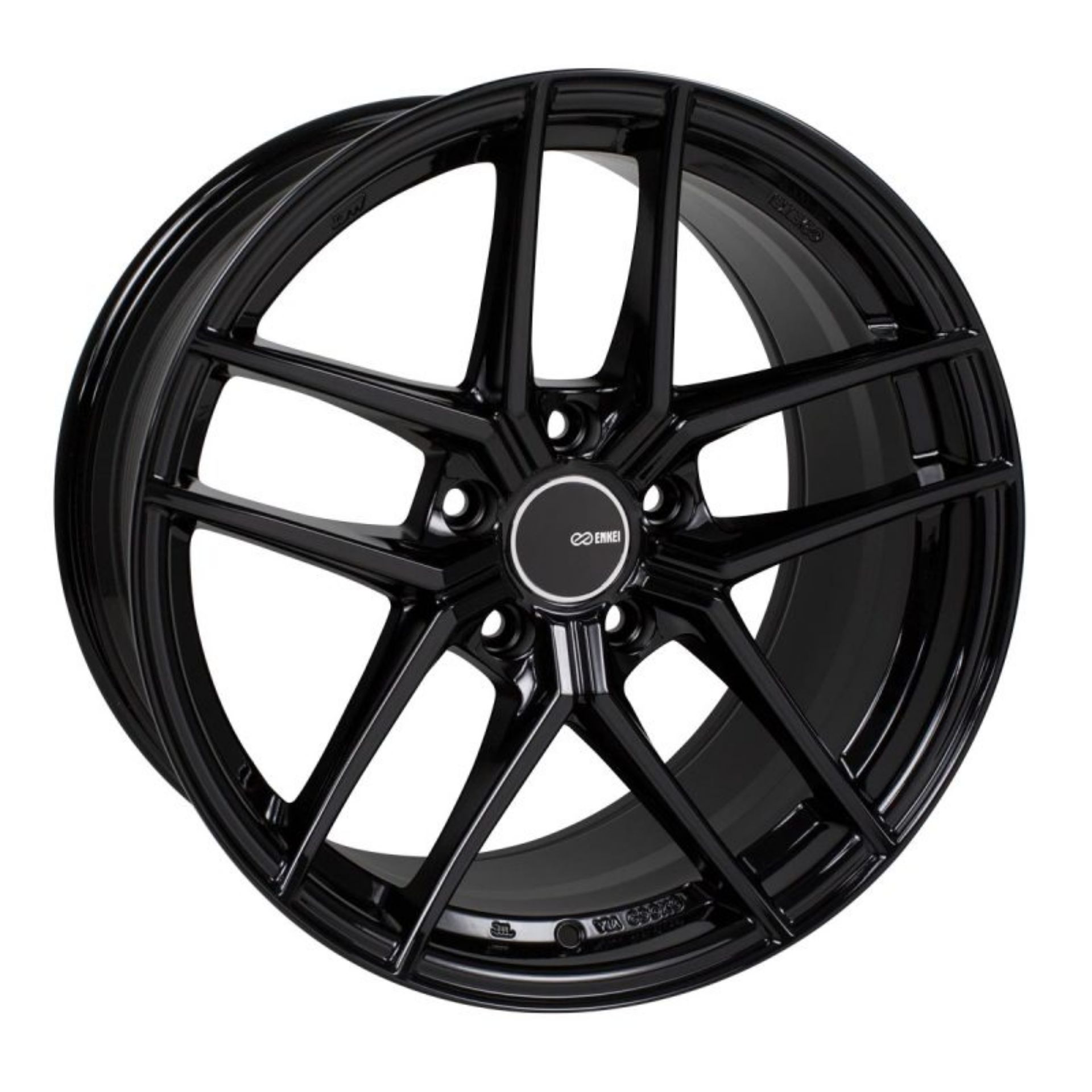 Picture of Enkei TY5 18x8 5x100 45mm Offset 72.6mm Bore Black Wheel