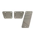 Picture of DV8 Offroad 2007-2013 Jeep JK Billet Pedal Covers Manual 3 Pc