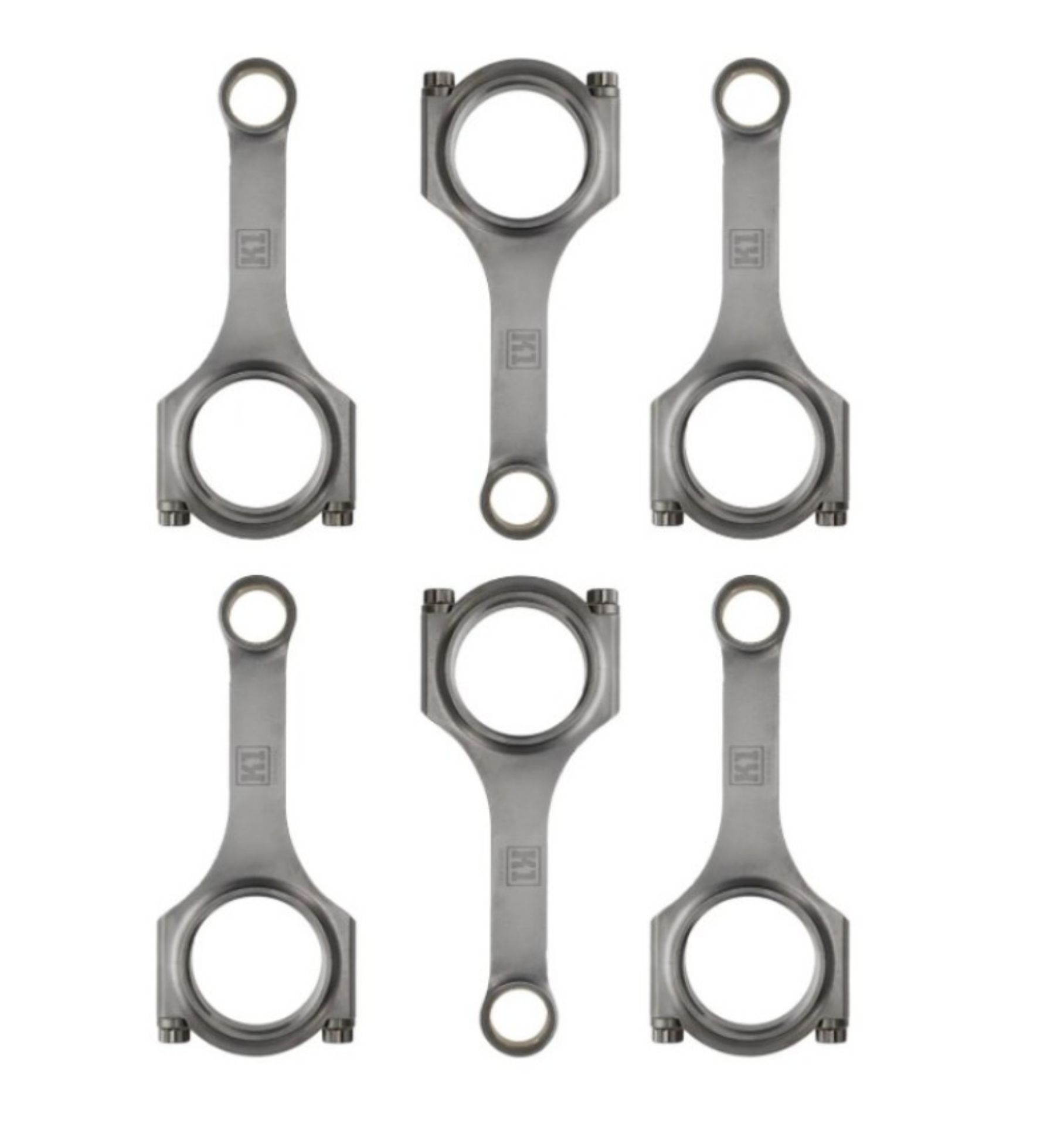 Picture of K1 Technologies Forged BMW 140mm 22 Pin H-Beam Connecting Rod Kit - Set of 6