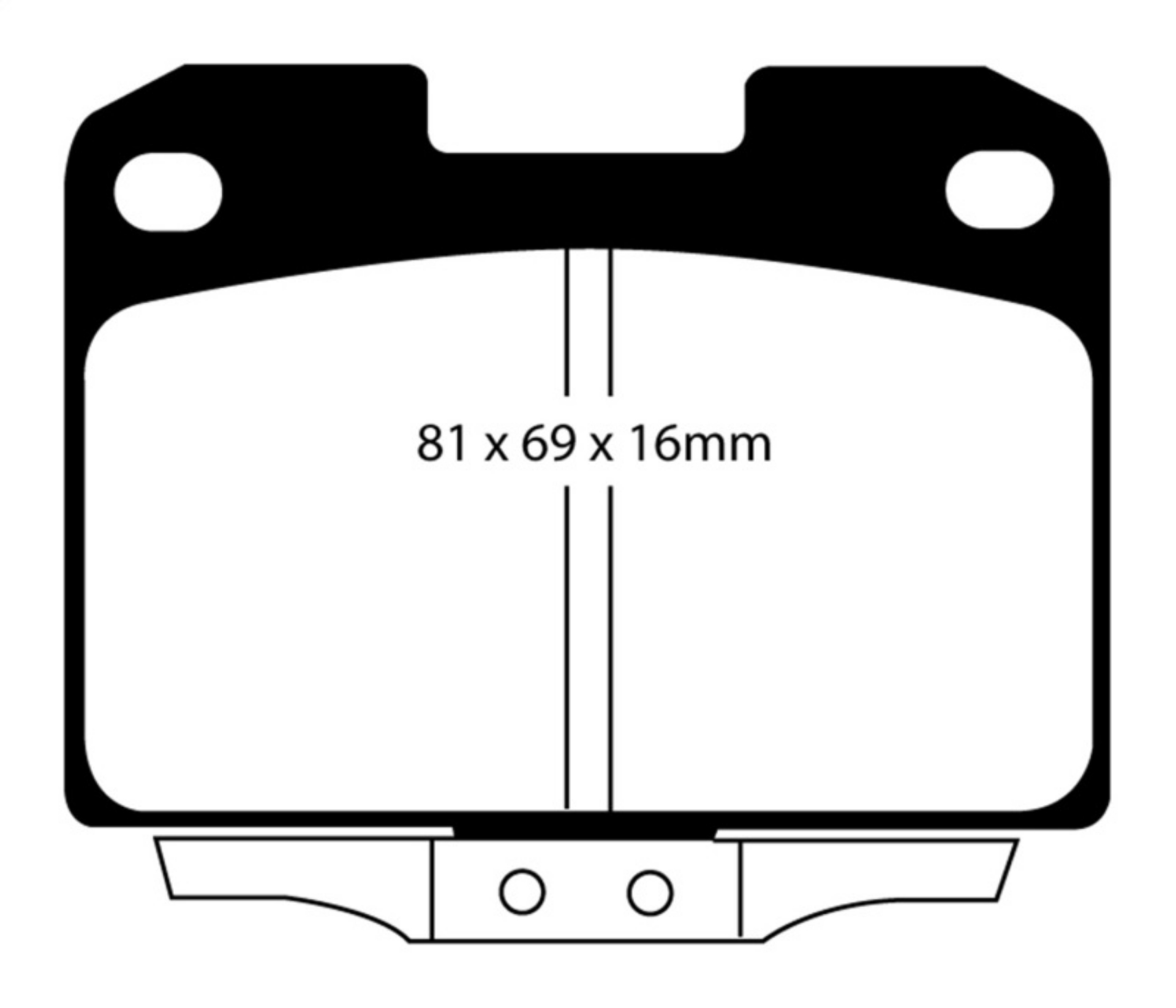 Picture of EBC 94-96 Dodge Stealth 3-0 4WD Redstuff Rear Brake Pads