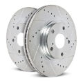 Picture of Power Stop 94-96 Dodge Stealth Rear Evolution Drilled & Slotted Rotors - Pair