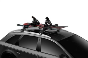 Picture of Thule SnowPack M Ski/Snowboard Rack - Black (Up to 4 Pair Skis/2 Snowboards)