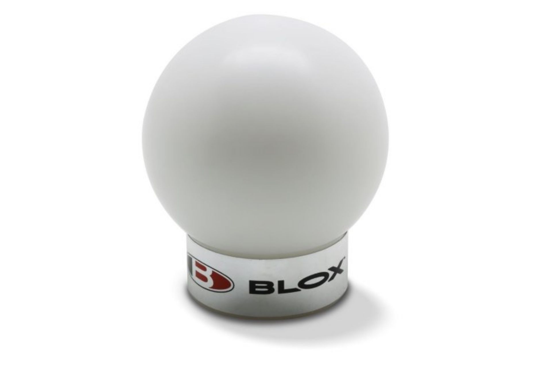 Picture of BLOX Racing DR Spherical Shift Knob 10x1.5 - White Delrin Polyoxymethylene