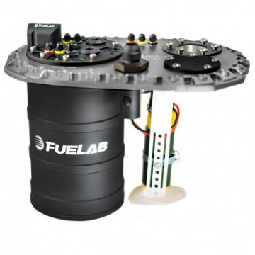 Picture of Fuelab Quick Service Surge Tank w-No Lift Pump & No Surge Pump - Titanium