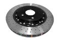 Picture of DBA 06-10 Jeep Grand Cherokee SRT8 Front 5000 Series Cross Drilled Rotor w-Black Hat