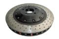 Picture of DBA 07-11 Audi S6 Front 5000 Series Cross Drilled Rotor w-Black Hat