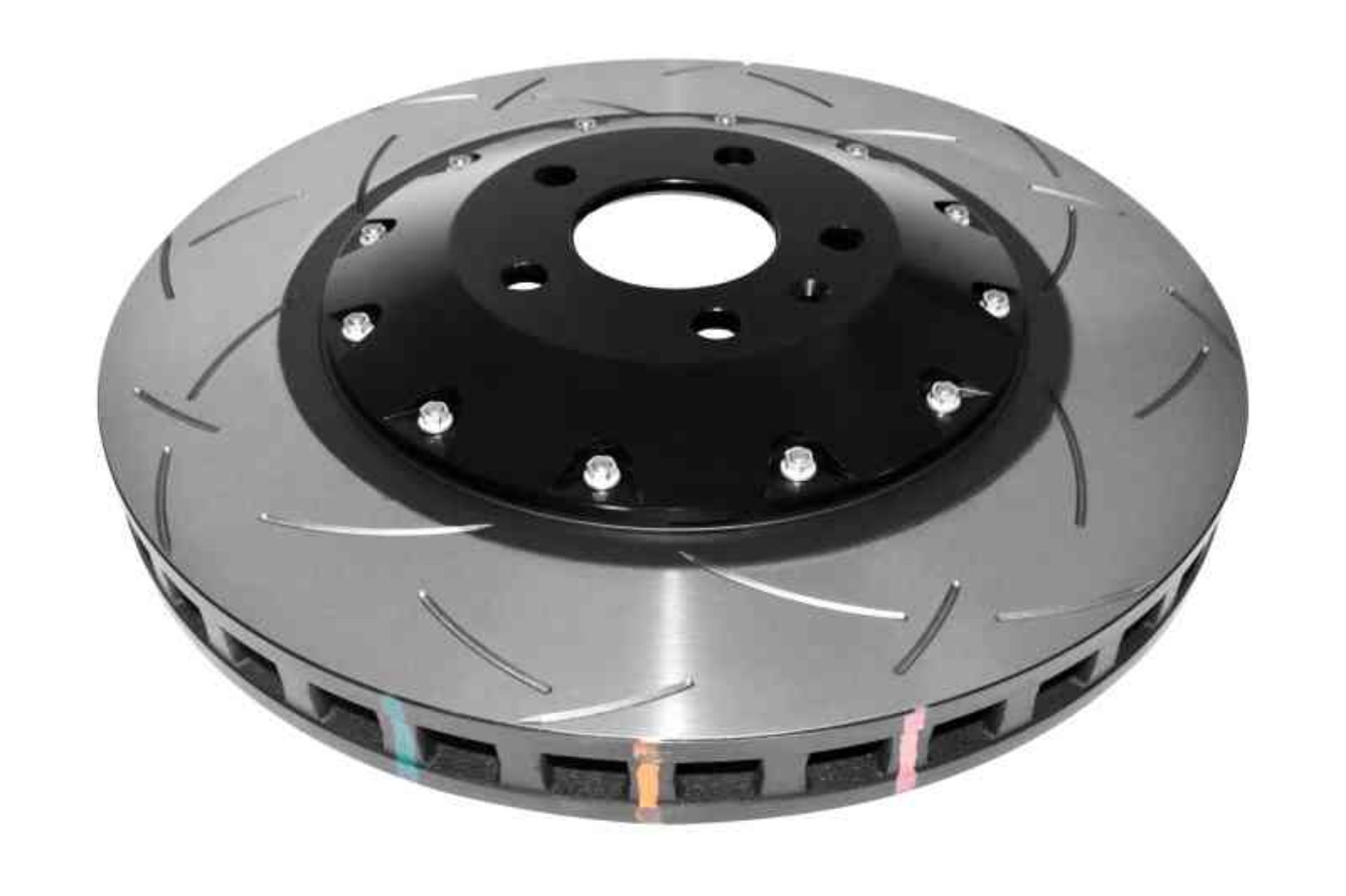 Picture of DBA 07-11 Audi S6 Front 5000 Series Slotted Rotor w-Black Hat