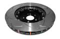 Picture of DBA 07-11 Audi S6 Front 5000 Series Slotted Rotor w-Black Hat