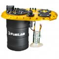 Picture of Fuelab Quick Service Surge Tank w-No Lift Pump & Dual 500LPH Brushless Pumps w-Controller - Gold