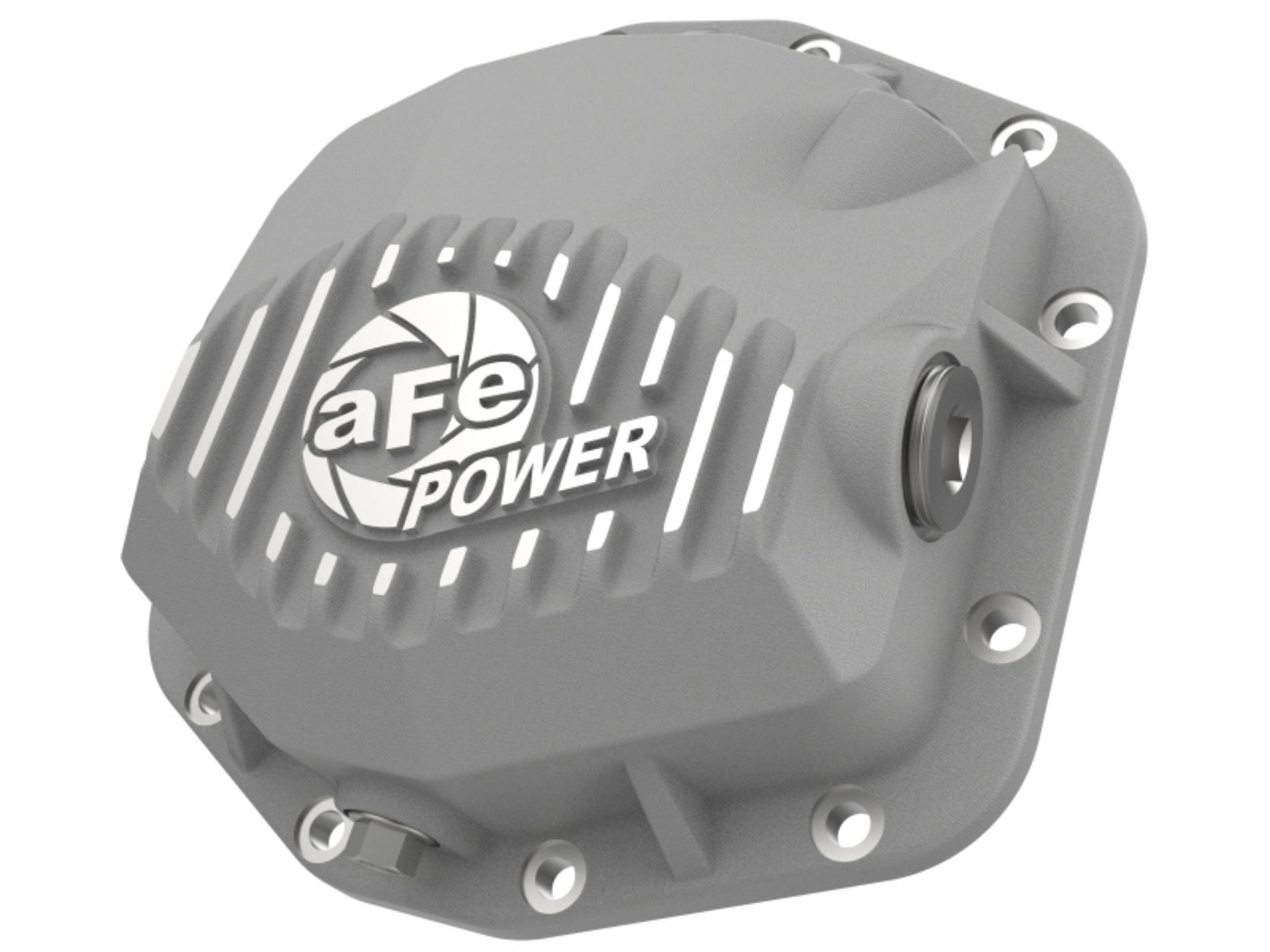 Picture of aFe Power Street Series Rear Differential Cover Raw w-Machined Fins 18-21 Jeep Wrangler JL Dana M200