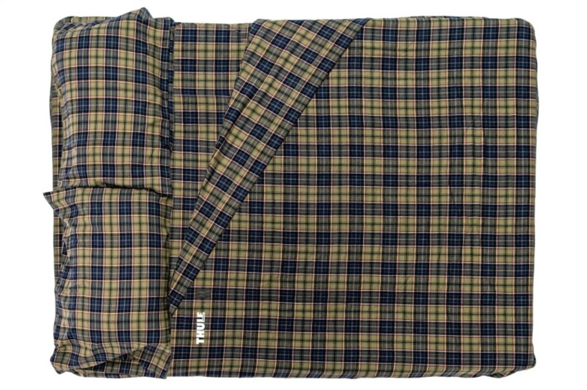 Picture of Thule Flannel Sheets for 4-Person Tents - Plaid Blue-Green