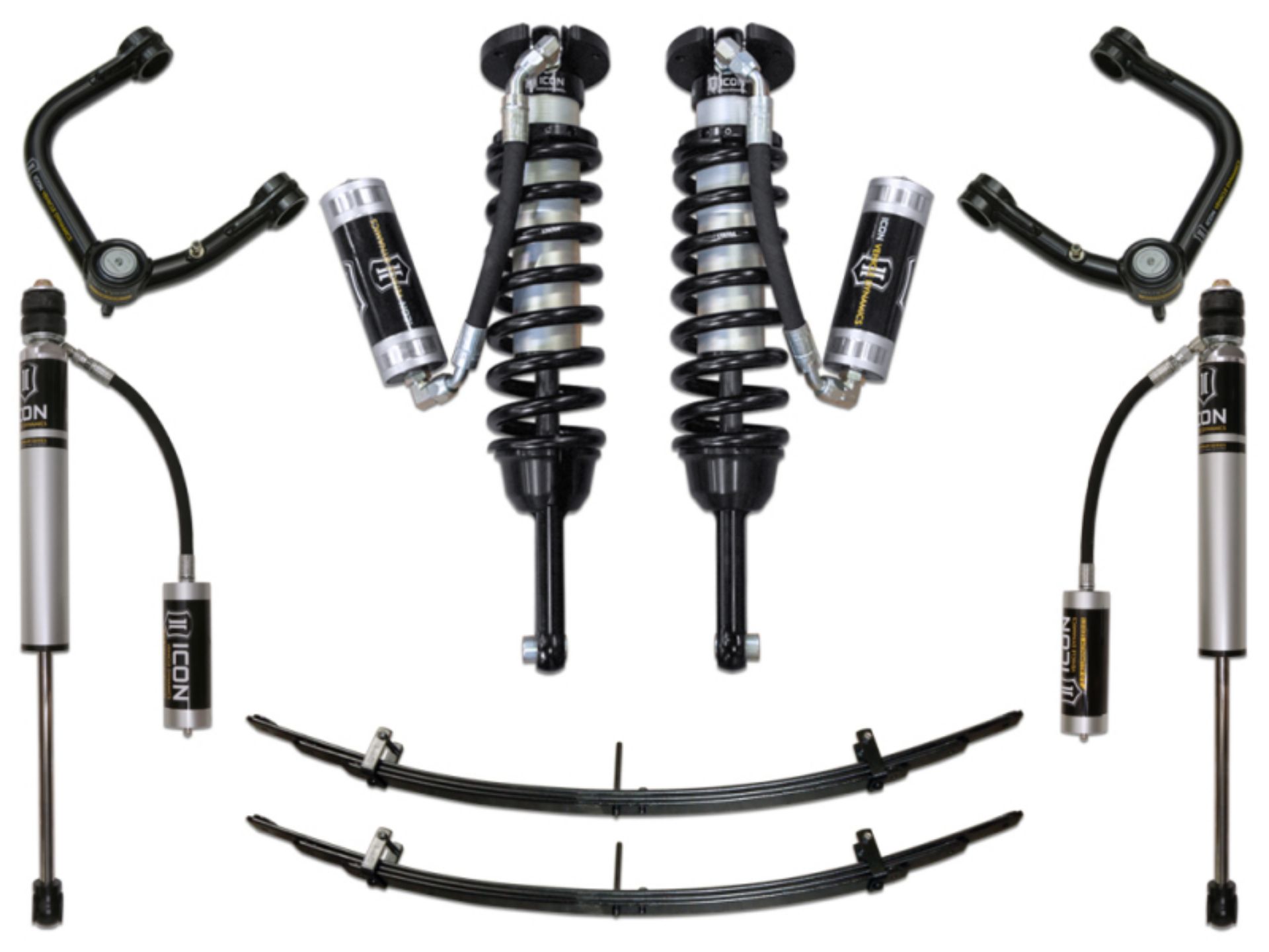 Picture of ICON 05-15 Toyota Tacoma 0-3-5in-2016+ Toyota Tacoma 0-2-75in Stg 4 Suspension System w-Tubular Uca