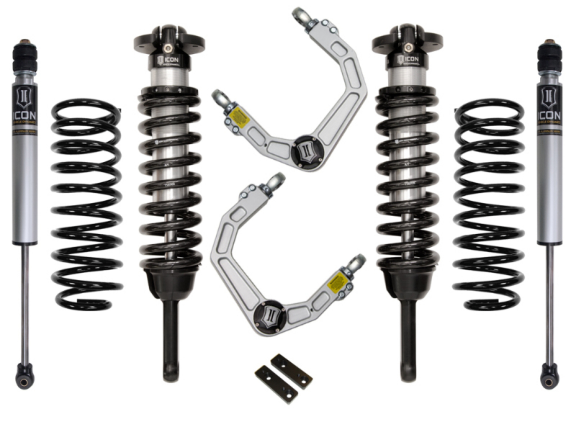 Picture of ICON 2010+ Toyota FJ-4Runner 0-3-5in Stage 2 Suspension System w-Billet Uca