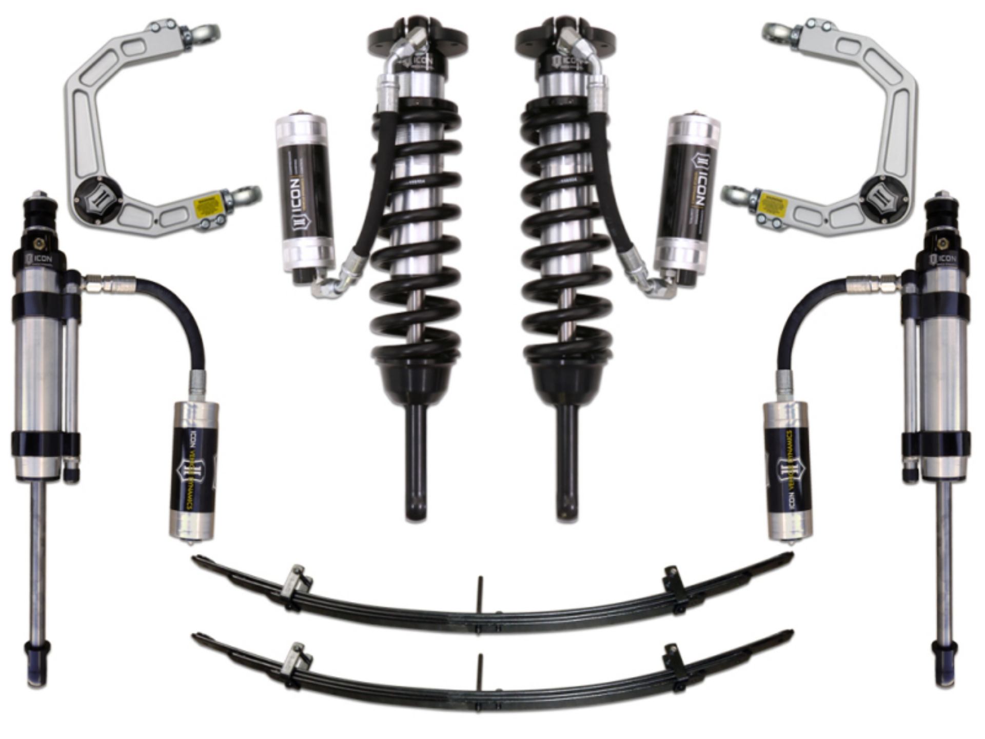 Picture of ICON 05-15 Toyota Tacoma 0-3-5in-2016+ Toyota Tacoma 0-2-75in Stg 7 Suspension System w-Billet Uca