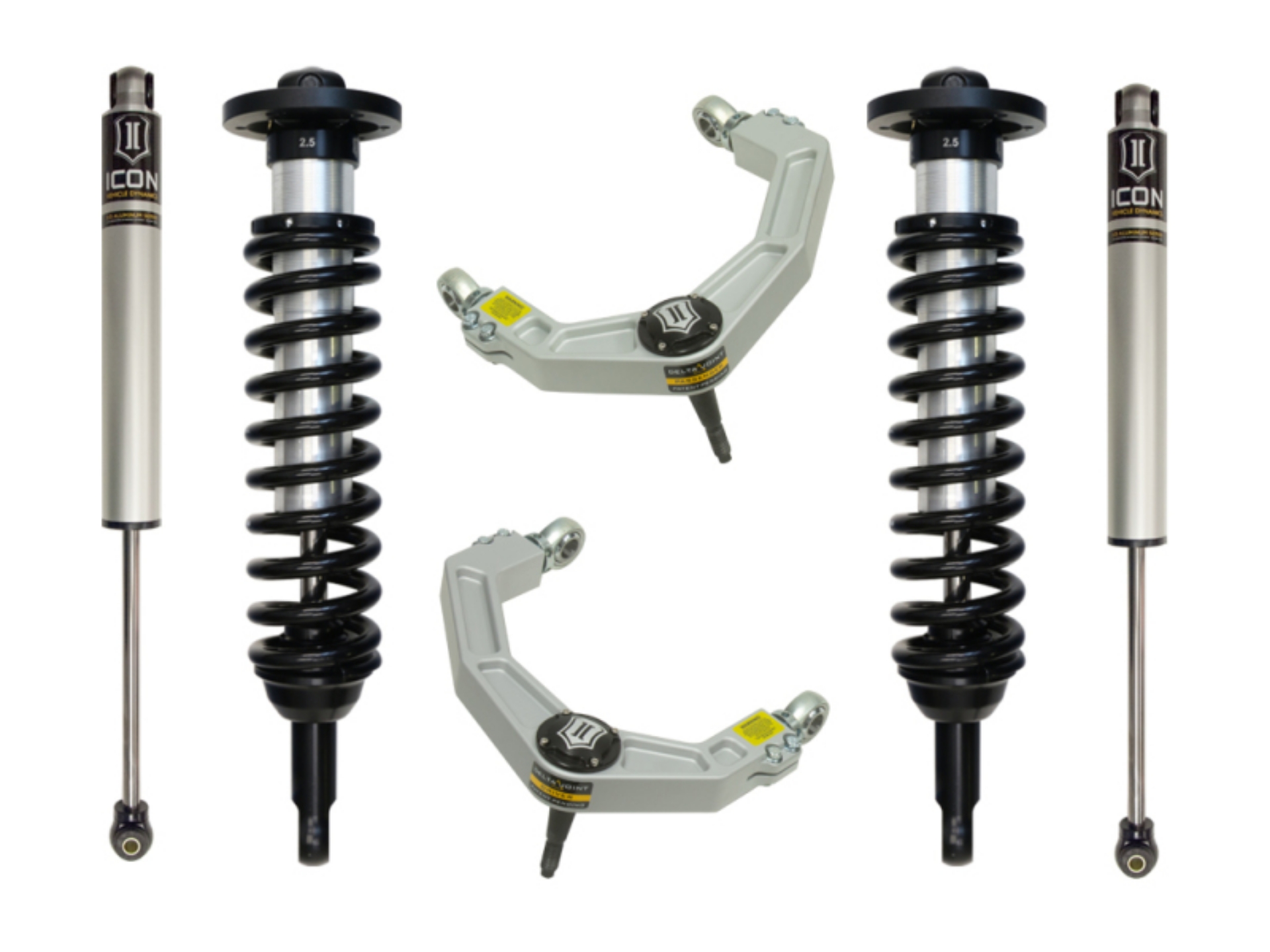 Picture of ICON 04-08 Ford F-150 2WD 0-2-63in Stage 2 Suspension System w-Billet Uca