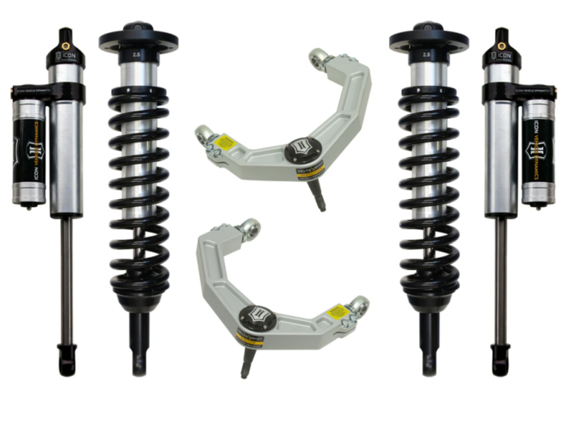 Picture of ICON 04-08 Ford F-150 2WD 0-2-63in Stage 3 Suspension System w-Billet Uca