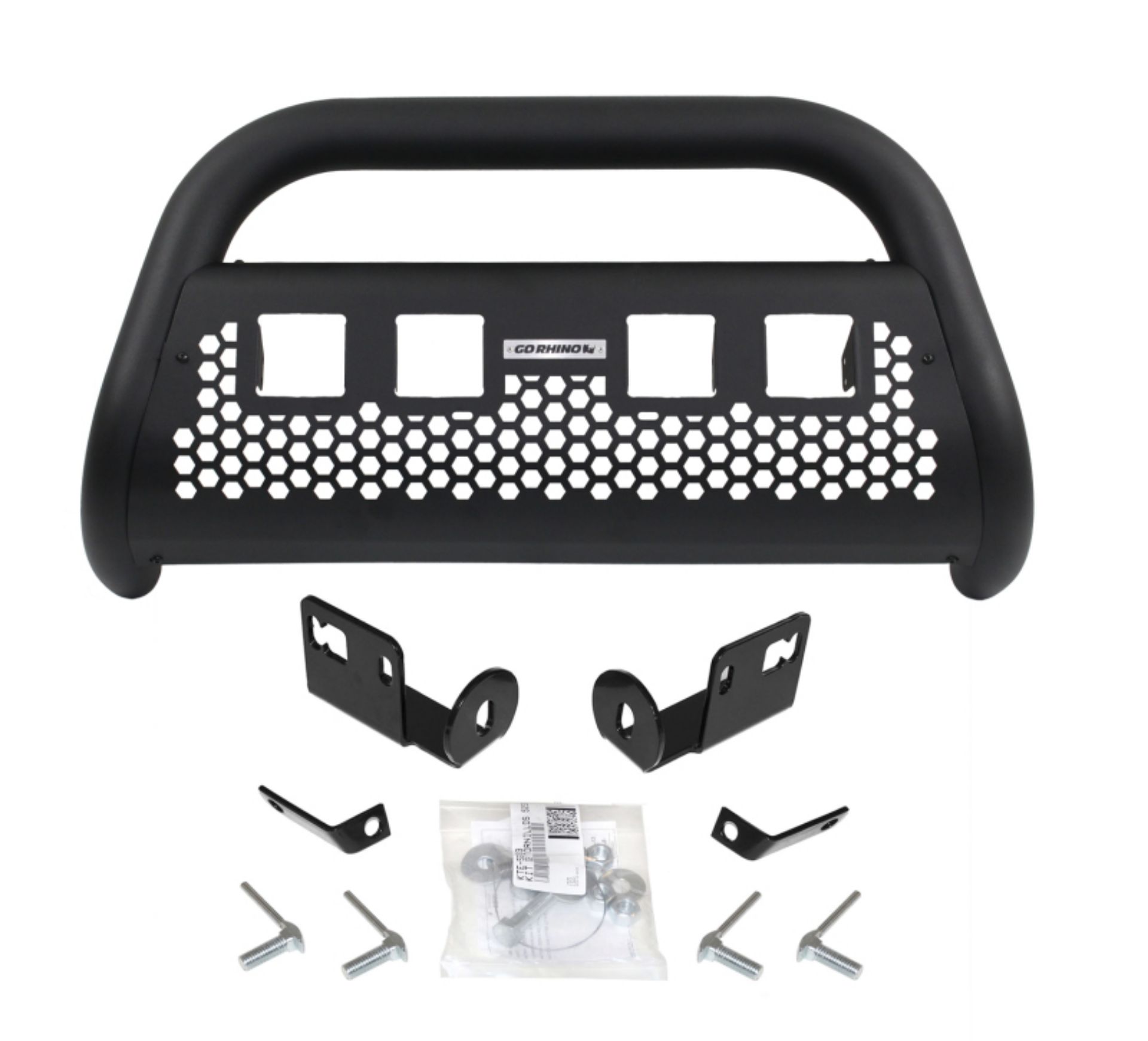 Picture of Go Rhino 04-05 Ford F-150 Heritage RC2 LR 4 Lights Complete Kit w-Front Guard + Brkts