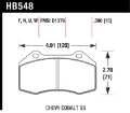 Picture of Hawk Miata Brembo - Renault Clio - Cobalt SS HP+ Street Front Brake Pads