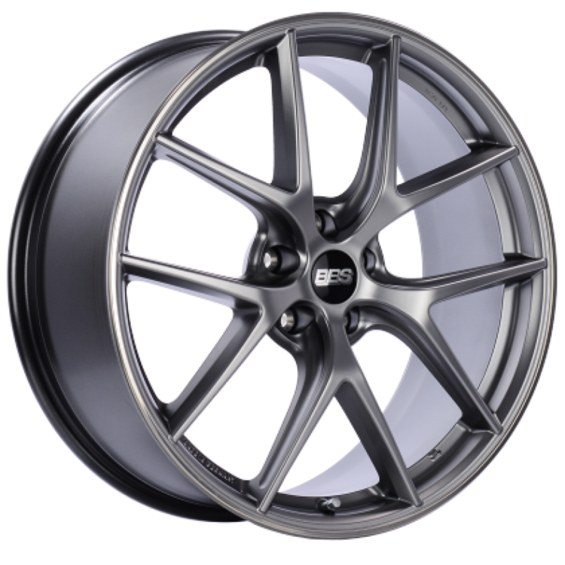 Picture of BBS CI-R 20x9-5 5x114-3 ET40 Platinum Silver Polished Rim Protector Wheel - 82mm PFS-Clip Required