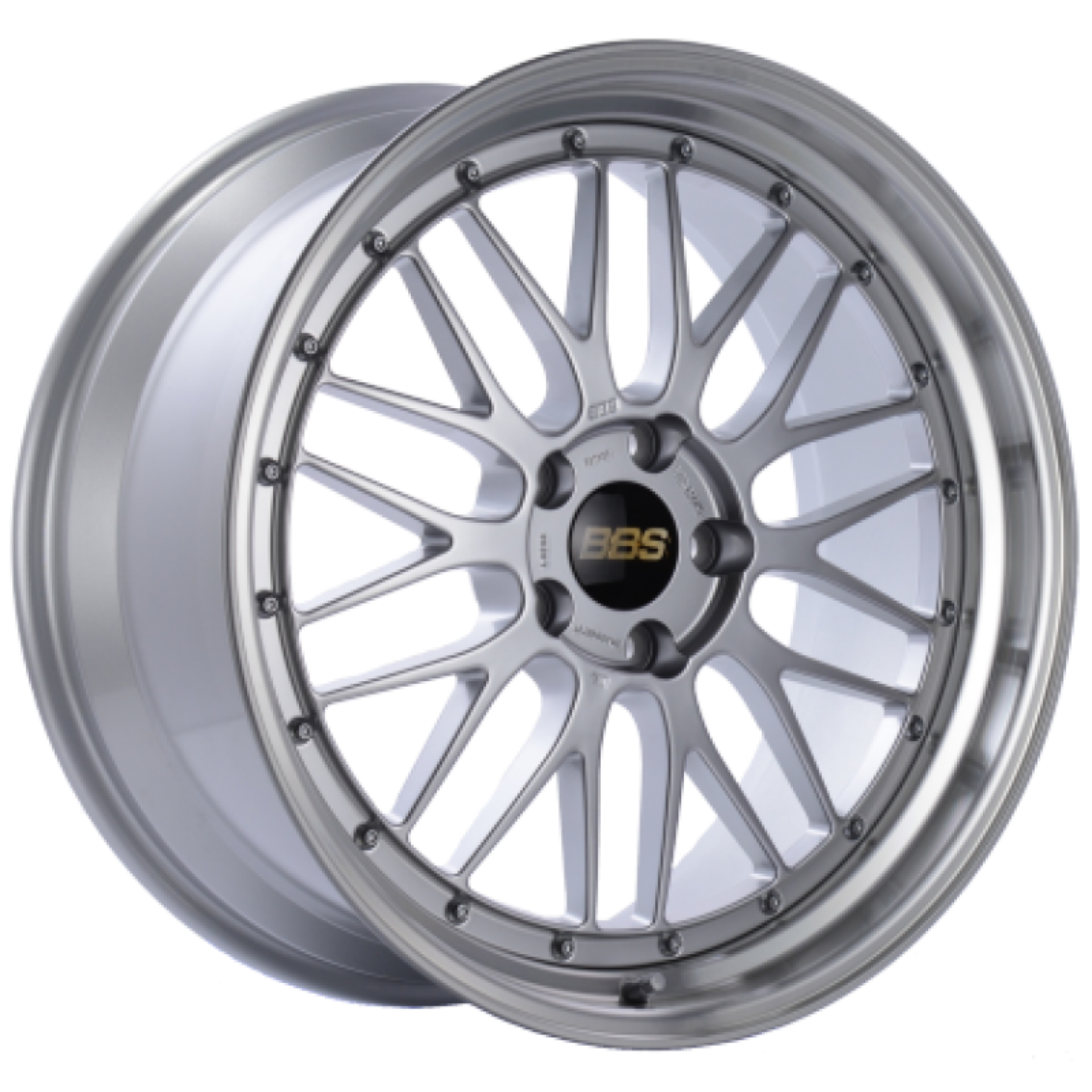 Picture of BBS LM 19x10 5x114-3 ET40 Diamond Silver Center Diamond Cut Lip Wheel - 82mm PFS-Clip Required