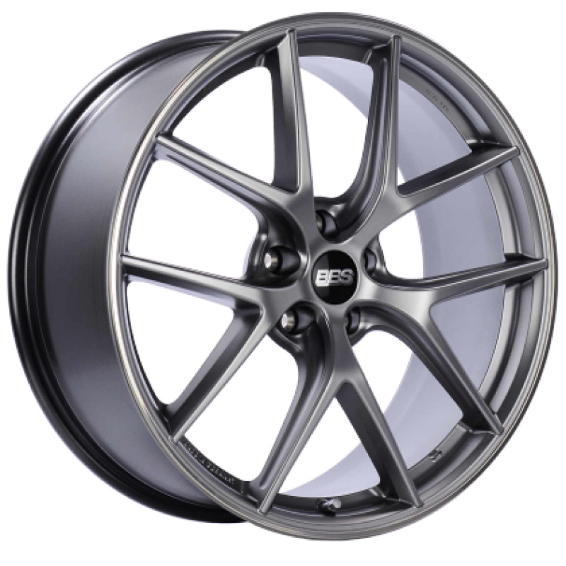 Picture of BBS CI-R 19x9-5 5x114-3 ET40 Platinum Silver Polished Rim Protector Wheel - 82mm PFS-Clip Required