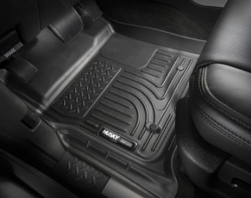 Picture of Husky Liners 16-22 Dodge Challenger RWD Front & Second Row Black Floor Liners