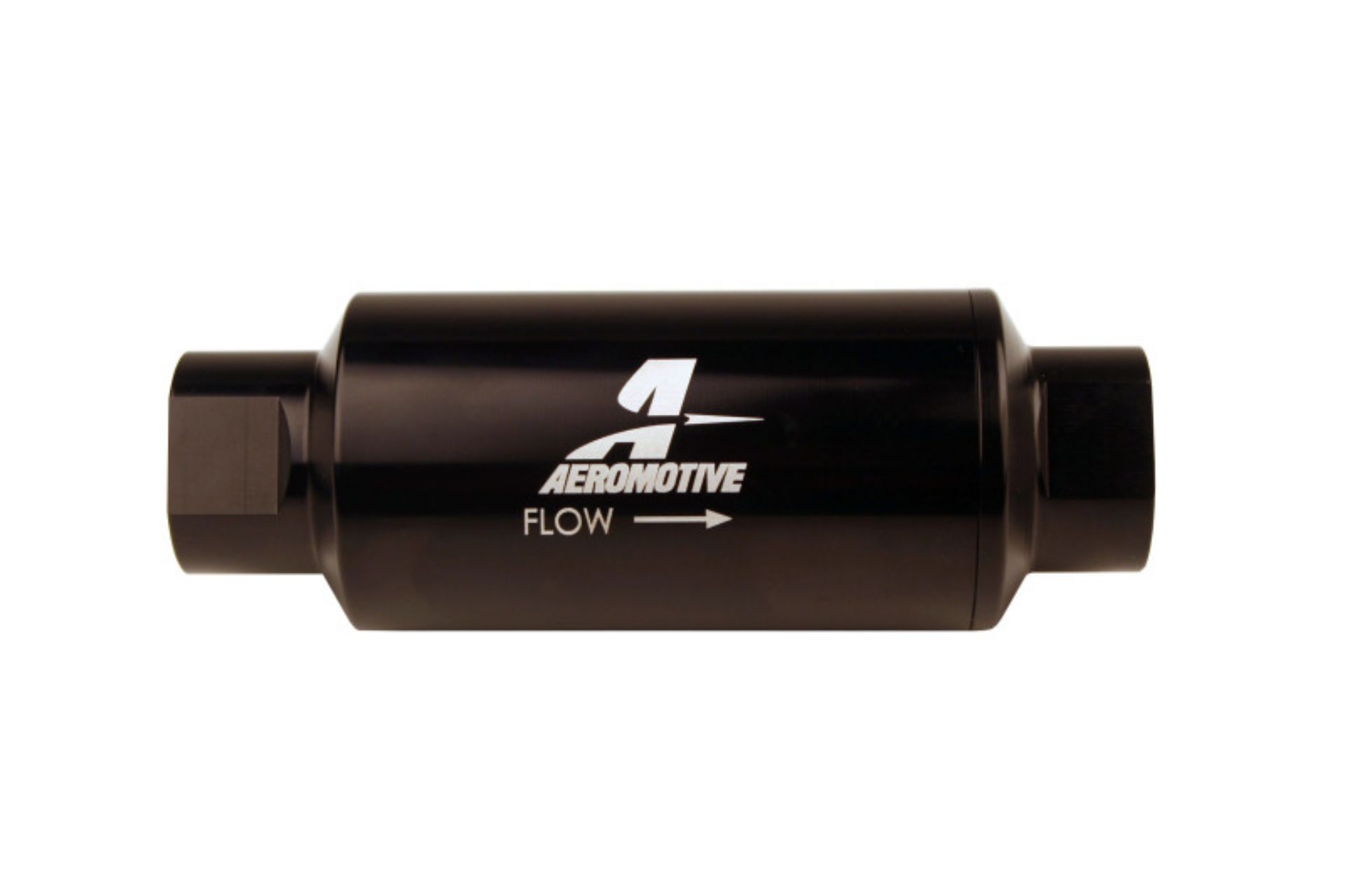 Picture of Aeromotive In-Line Filter 10AN 10 Micron Microglass Element Bright-Dip Black 2in OD