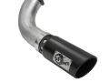 Picture of aFe LARGE Bore HD DPF-Back SS Exhaust w- Black Tip 2016 Nissan Titan XD V8-5-0L td