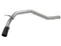 Picture of aFe LARGE Bore HD DPF-Back SS Exhaust w- Black Tip 2016 Nissan Titan XD V8-5-0L td