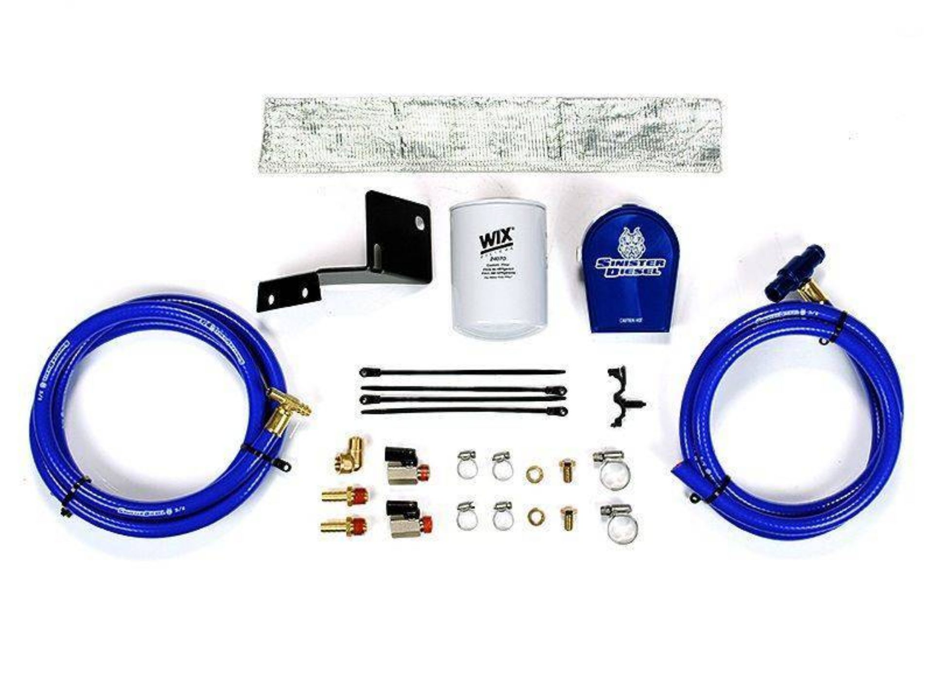 Picture of Sinister Diesel 03-09 Ford 6-0L E-Series Van Coolant Filter System w- Wix Filter