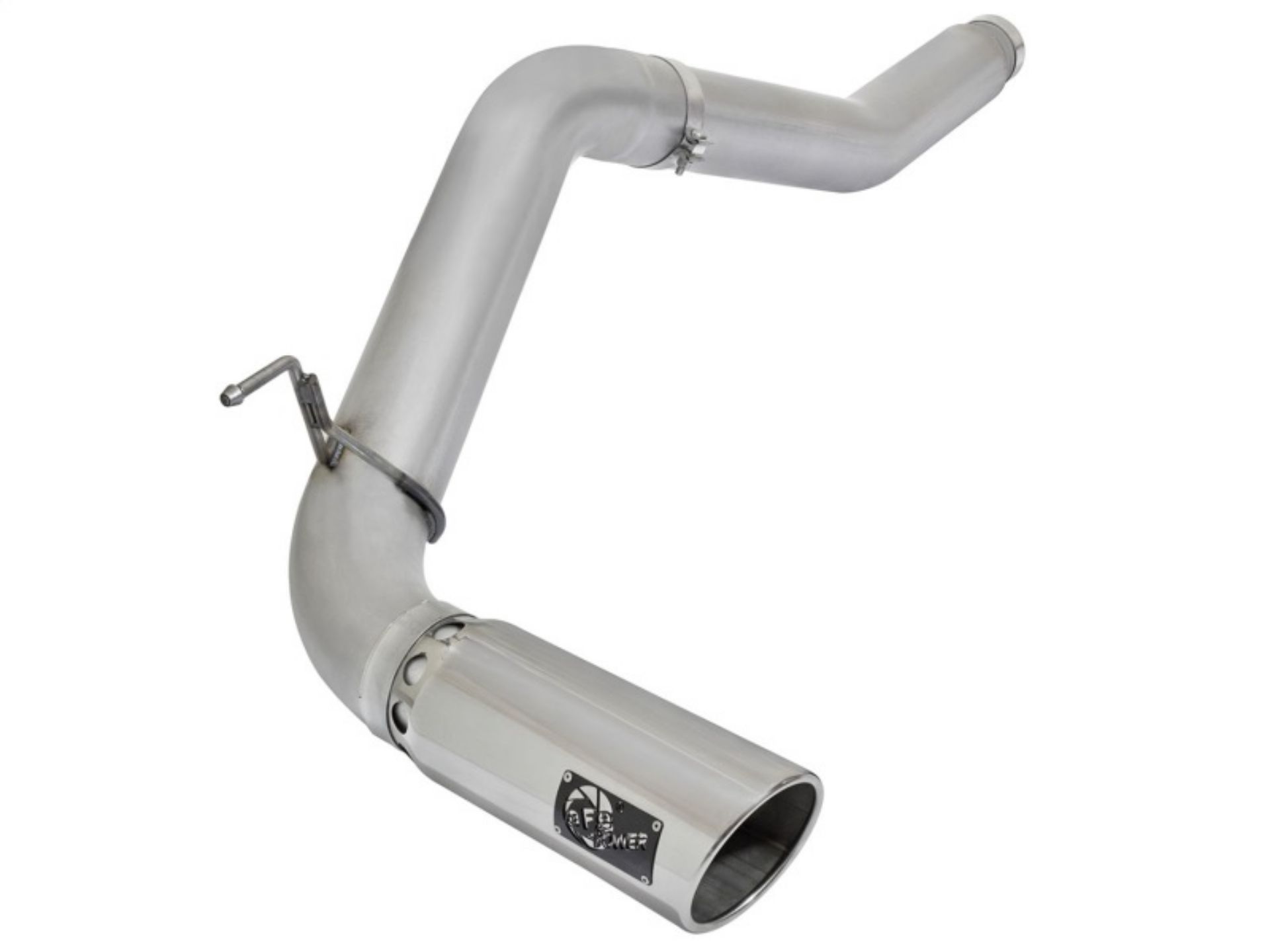 Picture of aFe Atlas Exhaust 5in DPF-Back Exhaust Aluminized Steel 2016 Nissan Titan XD V8-5-0L w- Polished Tip