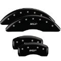 Picture of MGP 4 Caliper Covers Engraved Front & Rear 300 Black finish silver ch