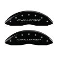 Picture of MGP 4 Caliper Covers Engraved Front & Rear Block-Challenger Black finish silver ch