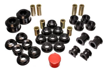 Picture of Energy Suspension 02-05 Honda Civic Si Black Hyper-Flex Master Bushing Set