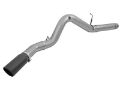 Picture of aFe LARGE Bore HD 5in Exhausts DPF-Back SS w- Black Tips 16-17 GM Diesel Truck V8-6-6L td LML-L5P