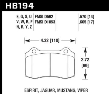 Picture of Hawk 00-05 Ferrari 360 3-6L DTC-60 Race Front Brake Pads