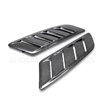 Picture of Anderson Composites 2015-2017 Ford Mustang Type-AB Carbon Fiber Hood Vents