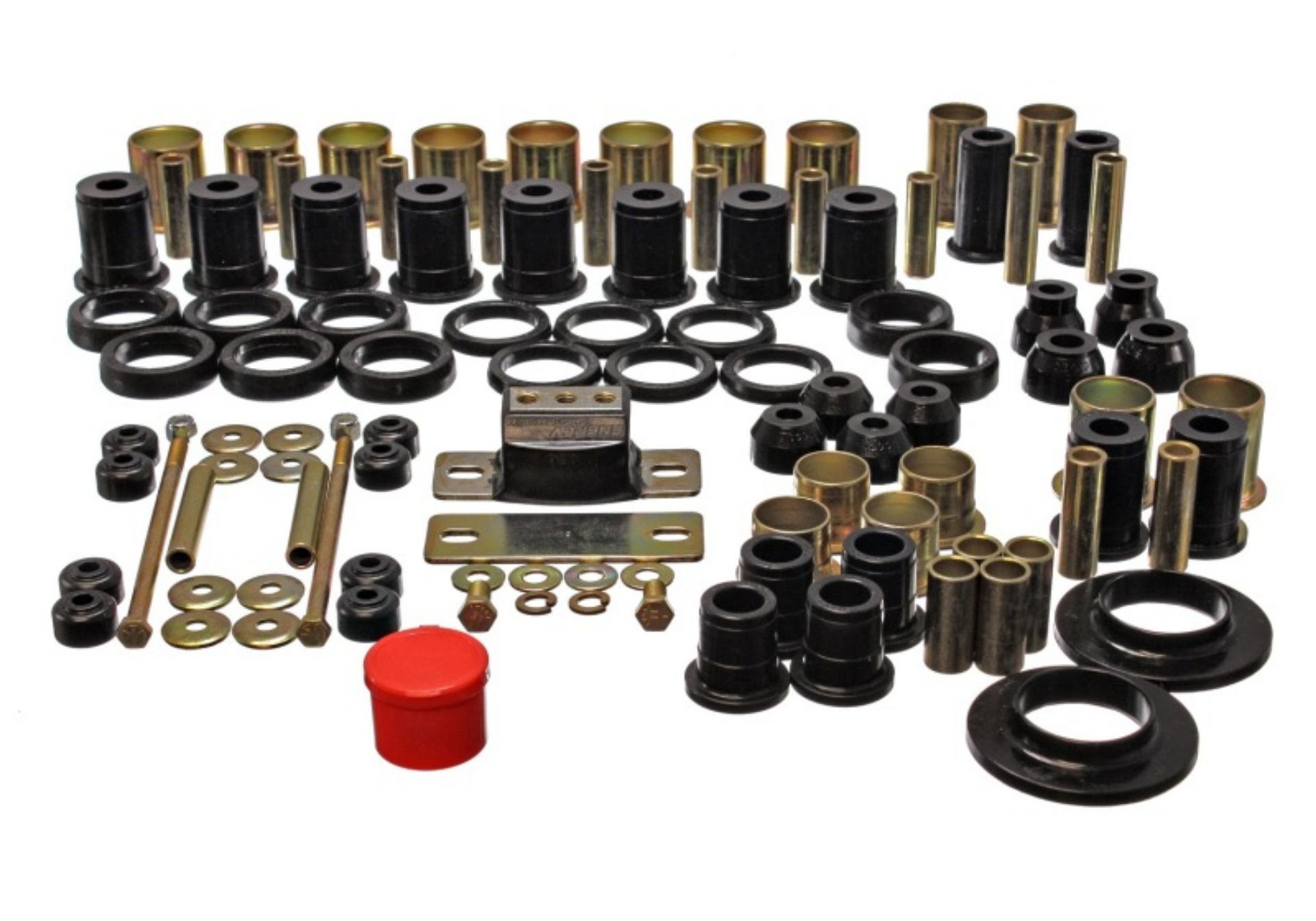 Picture of Energy Suspension 78-87 Oldsmobile Cutlass-442-F-85-Europa Black Hyper-flex Master Bushing Set