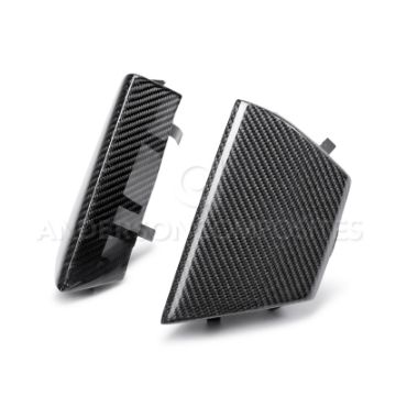 Picture of Anderson Composites 15-20 Ford Mustang Shelby GT350 Carbon Fiber Front Upper Grille Inserts