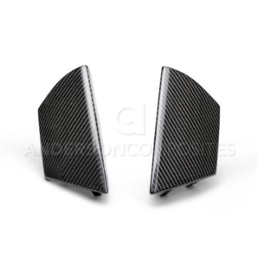 Picture of Anderson Composites 15-20 Ford Mustang Shelby GT350 Carbon Fiber Front Upper Grille Inserts