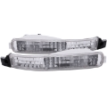 Picture of ANZO 1992-1993 Honda Accord Euro Parking Lights Chrome