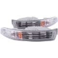 Picture of ANZO 1994-1997 Acura Integra Euro Parking Lights Chrome w- Amber Reflector