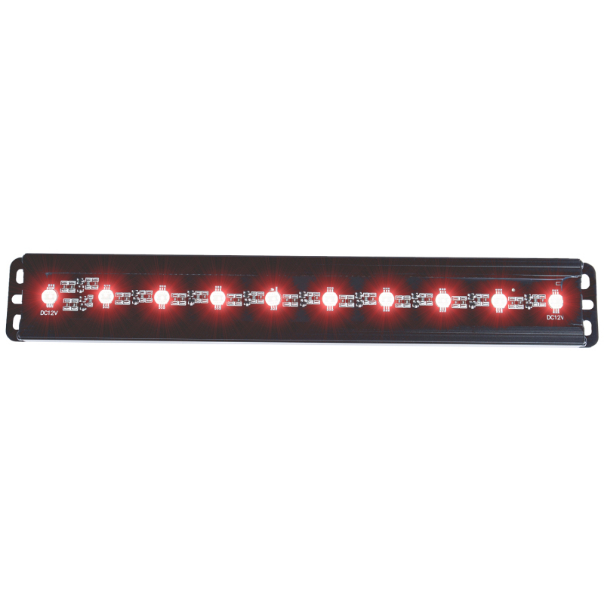 Picture of ANZO Universal 12in Slimline LED Light Bar Red